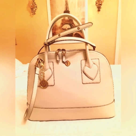 Anne Klein Handbags - Nwot Ivory Ann Klein Dome Crossbody